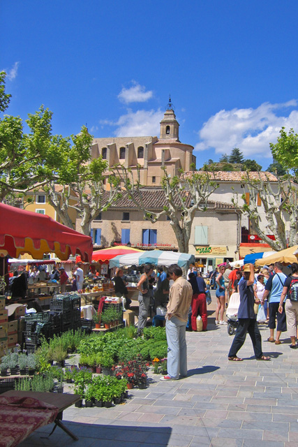 Bedoin et son marché