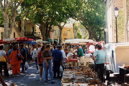 Bedoin et son marché